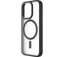 QDOS Hybrid Soft + Snap iPhone 15 Pro Case - Clear & Black thumbnail 6