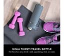 Ninja Thirsti Travel Water Bottle - Black, 530 ml thumbnail 2