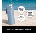 Ninja Thirsti Travel Water Bottle - Black, 530 ml thumbnail 3