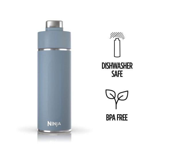 Ninja Thirsti Travel Water Bottle - Black, 530 ml - Image 8
