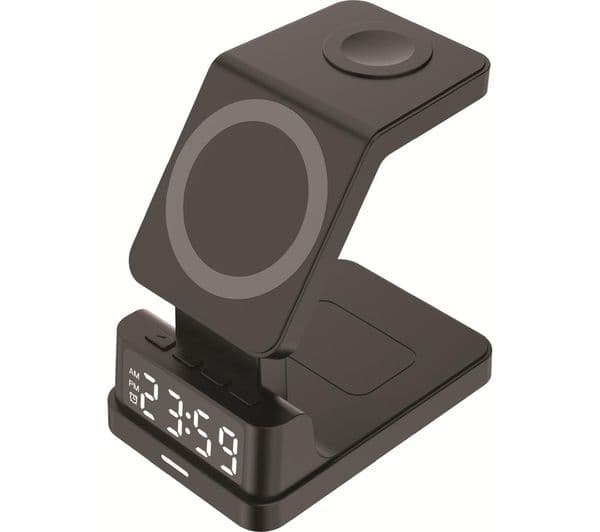 GROOV-E Asteria GVWC09BK 4-in-1 Wireless Charging Station - Image 1