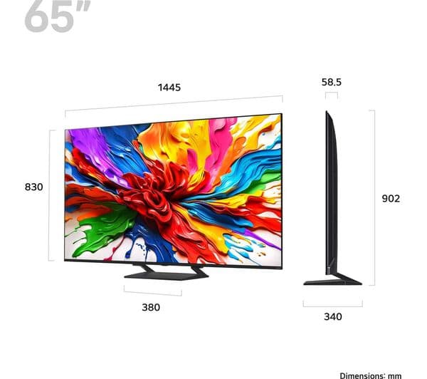LG QNED93 65" QNED evo AI Mini LED 4K HDR Smart TV 2025 - 65QNED93A6A - Image 10