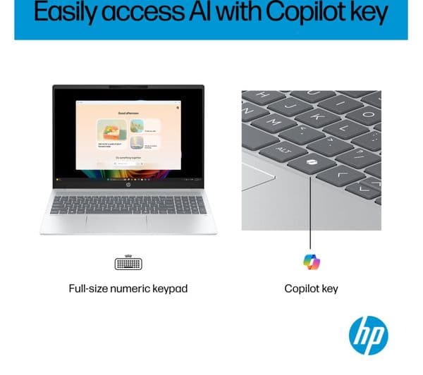HP OmniBook 5 NGAI 16 AMD Ryzen AI 7 16GB 512GB Glacier Silver - Image 8