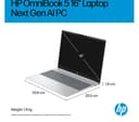 HP OmniBook 5 NGAI 16 AMD Ryzen AI 7 16GB 512GB Glacier Silver thumbnail 10