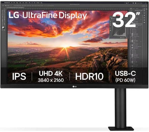 LG UltraFine Ergo 32UN880K-B.AEK 4K Ultra HD 32" LED Monitor - Black - Image 5