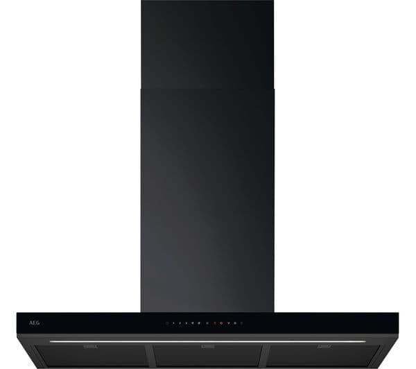 AEG AuroraTech GB87D91CB Chimney Cooker Hood - Black - Image 1