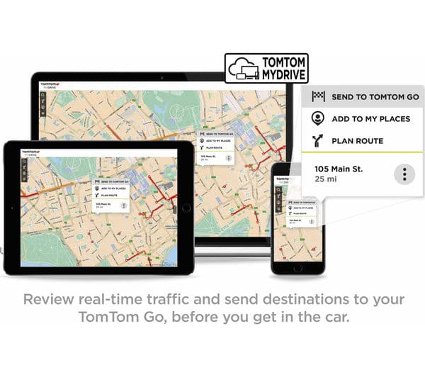 TOMTOM GO 40 4.3" GPS Sat Nav - with UK, ROI & Full Europe Maps - Image 4