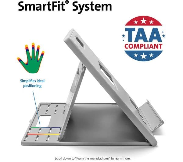 KENSINGTON SmartFit Easy Riser K50420EU Laptop Stand - Grey - Image 3