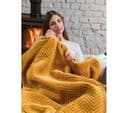 DREAMLAND Hurry Home Deluxe Velvet Heated Throw - Mustard, 160 x 120 cm thumbnail 7