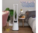 RUSSELL HOBBS RHBLDL12 Bladeless Tower Fan - White thumbnail 4