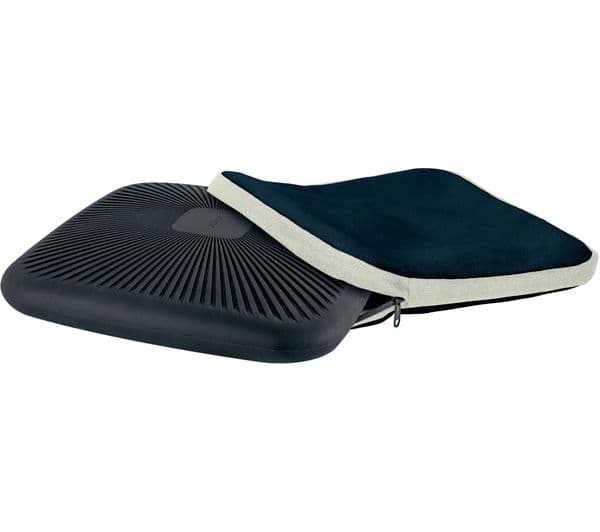 LEITZ Ergo Active Inflatable Wobble Seat Cushion with Cover - Dark Grey - Image 2