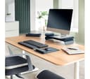 LEITZ Ergo Active Inflatable Wobble Seat Cushion with Cover - Dark Grey thumbnail 3