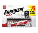 ENERGIZER Max AAA Alkaline Batteries - Pack of 12 thumbnail 1