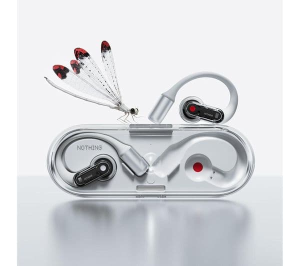 NOTHING Ear (open) Wireless Bluetooth Noise-Cancelling Earbuds - White - Image 7
