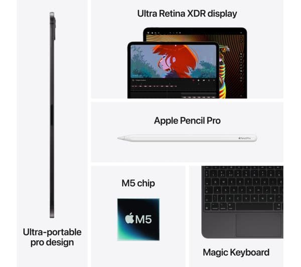 Apple iPad Pro 13" 512GB Space Black - Image 8