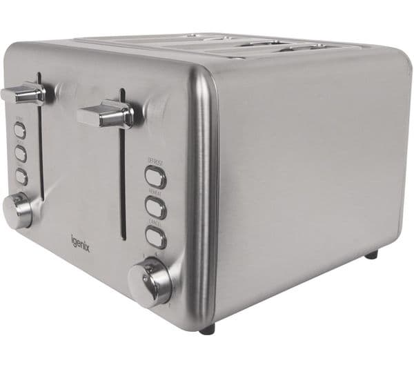 IGENIX IG3204 4-Slice Toaster - Stainless Steel - Image 5