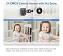 VTECH RM7766HD 7" LCD Screen Smart Video Baby Monitor - White thumbnail 3