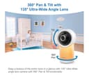 VTECH RM7766HD 7" LCD Screen Smart Video Baby Monitor - White thumbnail 5