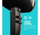 REVAMP Progloss Featherlite Ultra X Shine Hair Dryer - Black thumbnail 5