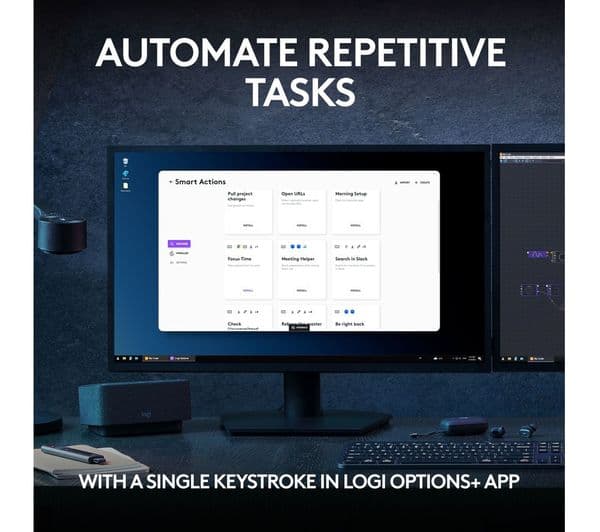 Logitech MX Keys S Wireless Keyboard Black - Image 3