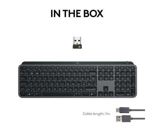 Logitech MX Keys S Wireless Keyboard Black - Image 9