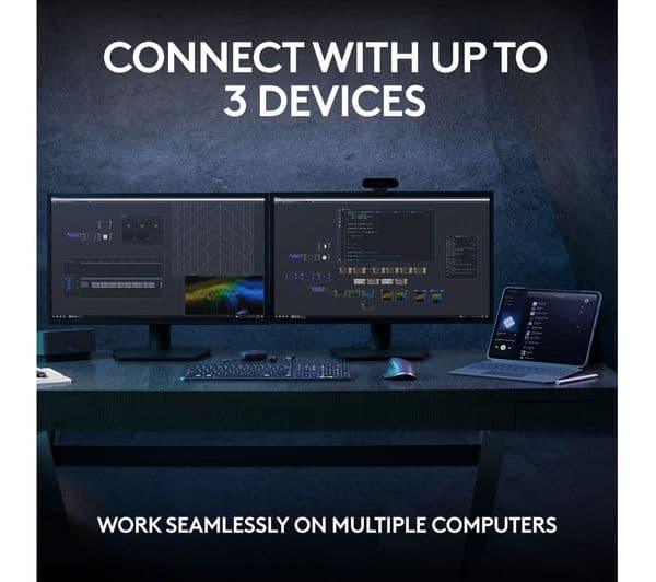 Logitech MX Keys S Wireless Keyboard Black - Image 10