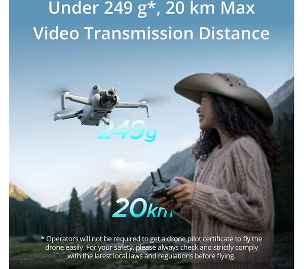 DJI Mini 4 Pro Drone with RC 2 Controller - Grey - Image 3