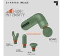 SHARPER IMAGE Power Percussion Move Edge Portable Lite Massage Gun - Green thumbnail 3