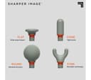 SHARPER IMAGE Power Percussion Move Edge Portable Lite Massage Gun - Green thumbnail 4