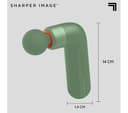 SHARPER IMAGE Power Percussion Move Edge Portable Lite Massage Gun - Green thumbnail 5