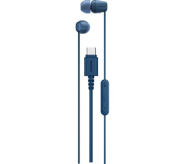 Sony IER-EX15C Earbuds Blue - Image 1