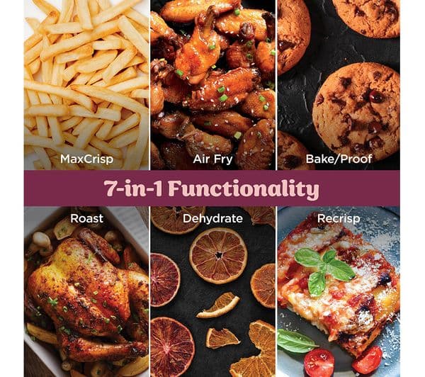 Ninja CRISPi Pro AS101UKRS 7-in-1 Glass Air Fryer - Rose Quartz - Image 2