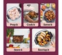 Ninja CRISPi Pro AS101UKRS 7-in-1 Glass Air Fryer - Rose Quartz thumbnail 3