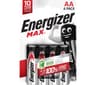 ENERGIZER Max AA Alkaline Batteries - Pack of 4