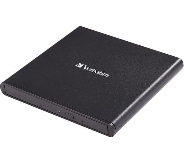 Verbatim Slimline 98938 External CD/DVD Writer Black