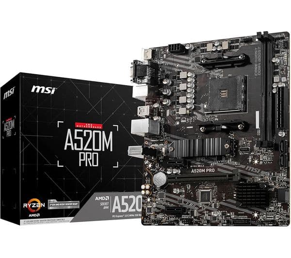 MSI PRIME A520M Pro AM4 Motherboard - Image 1