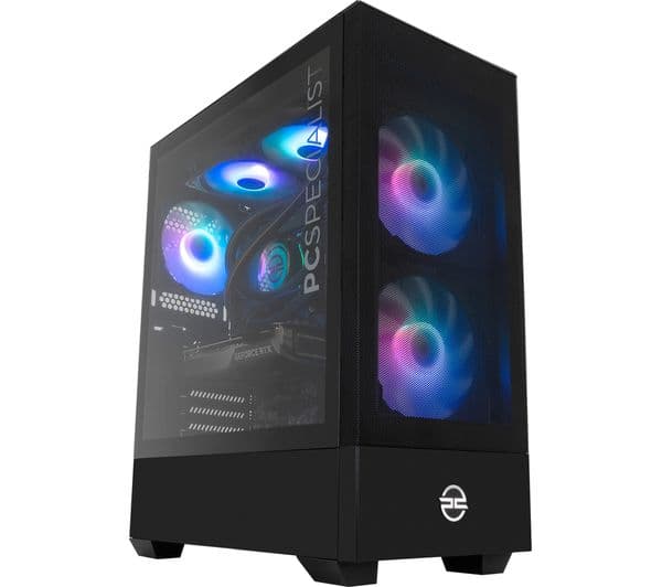 PC Specialist Flux 300 Gaming PC - AMD Ryzen 7, RTX 4060 Ti, 1 TB SSD - Image 1