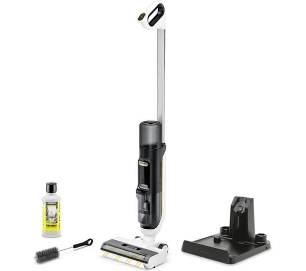 KARCHER FCV 3 Natural 3-in-1 Floor Cleaner Vacuum - White - Image 1