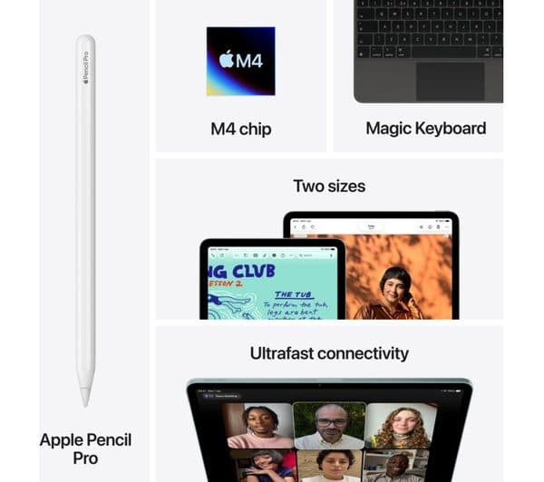 Apple iPad Air 13 M4 2026 1TB Wi-Fi Tablet - Blue - Image 3