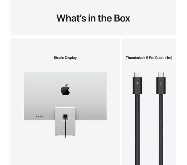 APPLE 5K Retina 27" Studio Display - Standard Glass, Tilt & Height adjustable - Image 9