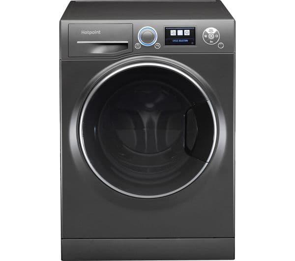 HOTPOINT Ultima S-Line+ RZ1066B Washing Machine - Black - Image 1