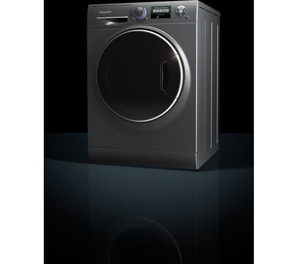 HOTPOINT Ultima S-Line+ RZ1066B Washing Machine - Black - Image 7