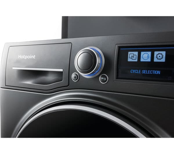 HOTPOINT Ultima S-Line+ RZ1066B Washing Machine - Black - Image 6