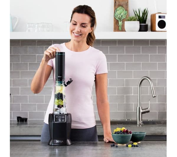 Ninja Nutri Ninja FreshVac BL580UKV Blender - Black & Silver - Image 2