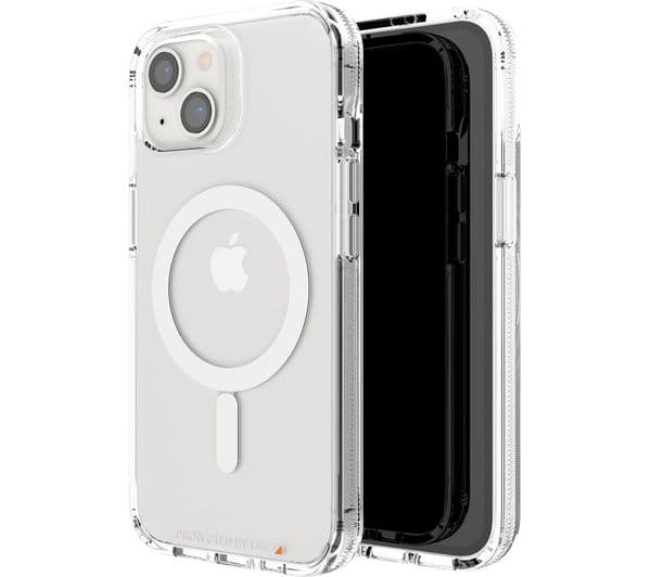 GEAR4 Crystal Palace iPhone 13 Case with MagSafe - Clear - Image 1