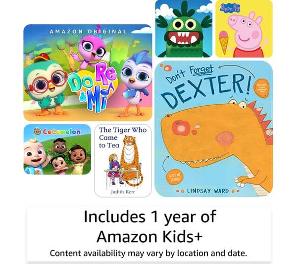 AMAZON Fire 7 Kids (ages 3-7) Tablet (2022) - 16 GB, Red - Image 3