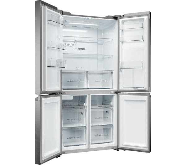 HAIER Series 5 HCR5919EHMP Fridge Freezer - Platinum Inox - Image 8