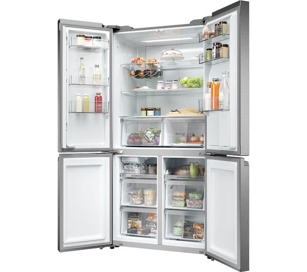HAIER Series 5 HCR5919EHMP Fridge Freezer - Platinum Inox - Image 10