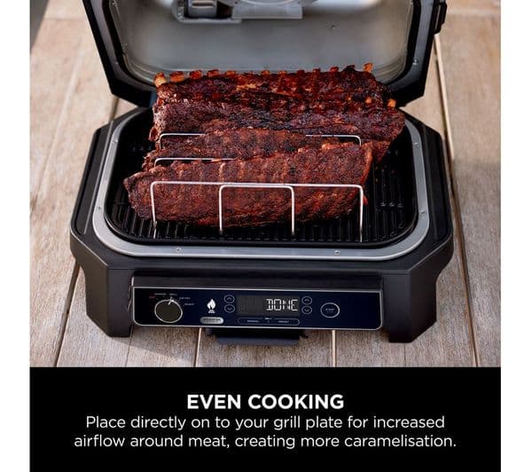 Ninja Woodfire XL Electric BBQ Rib Rack - Image 3