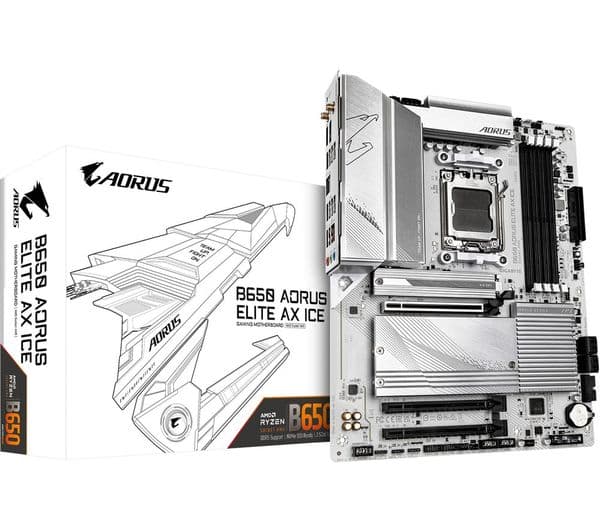 GIGABYTE Aorus Elite AX ICE V2 B650 AM5 Motherboard - Image 3